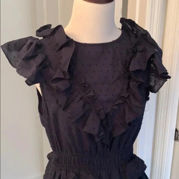 DO+BE Navy Ruffle Dress size M - Picture 8 of 16